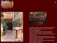 Tablet Screenshot of creperie-lacidrerie-honfleur.com